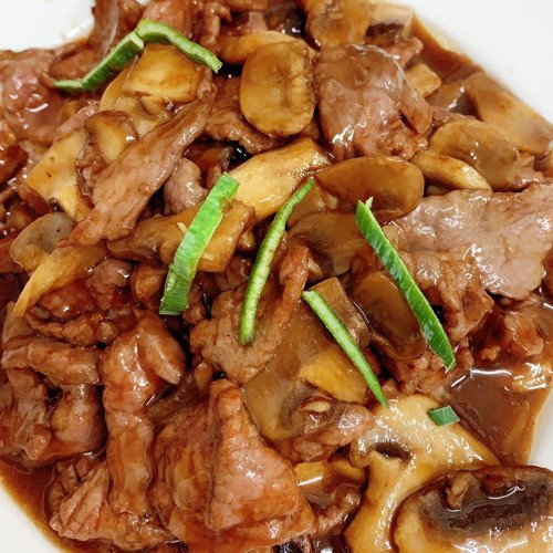 Ternera con campiñón