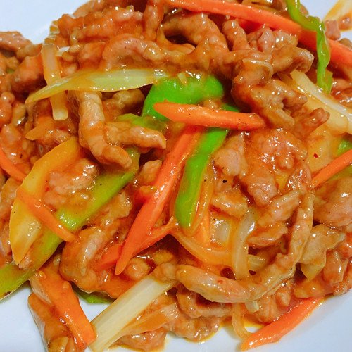 Ternera con salsa picante